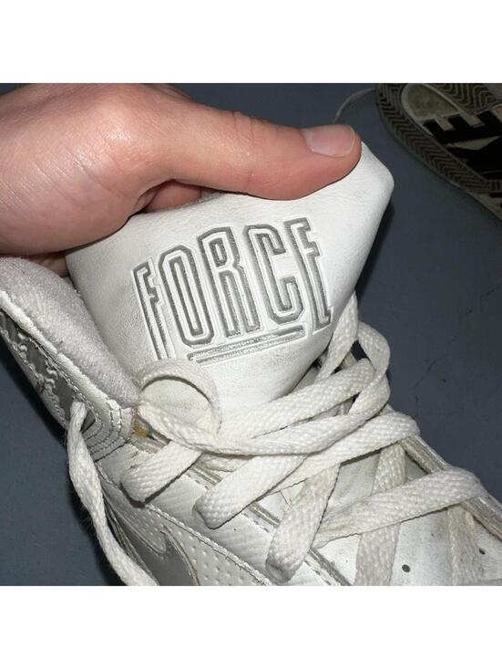 Nike Vintage 1990 Air Delta Force High Great Condition Men’s 8.5 Rare 90s White main image 7